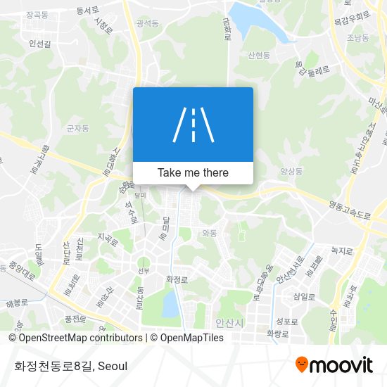 화정천동로8길 map
