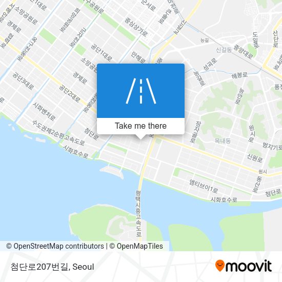 첨단로207번길 map