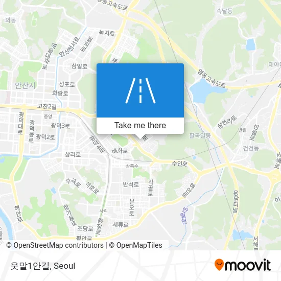 웃말1안길 map