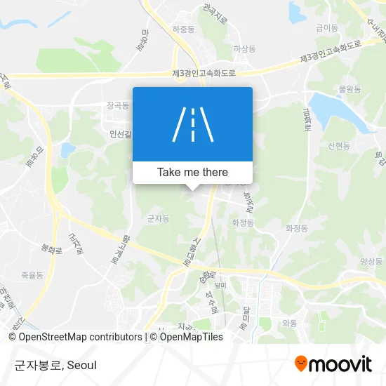 군자봉로 map