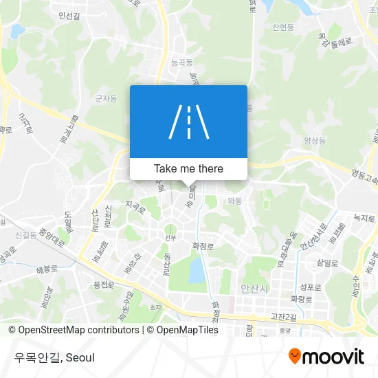 우목안길 map