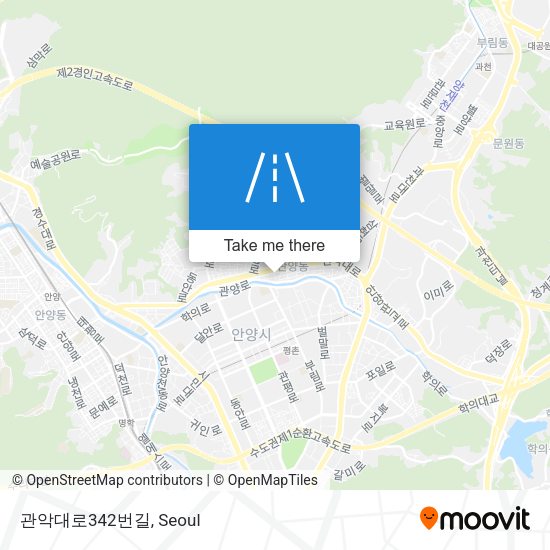 관악대로342번길 map
