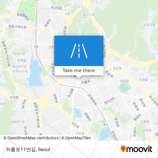 하률로11번길 map