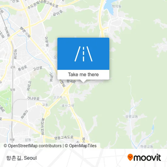 향촌길 map