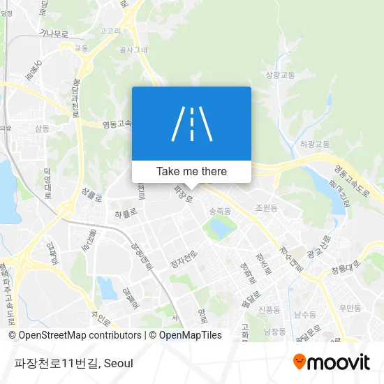 파장천로11번길 map