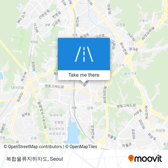복합물류지하차도 map