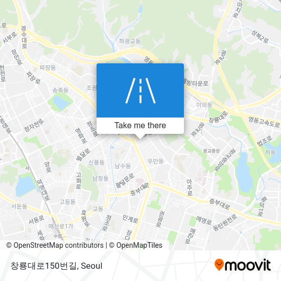 창룡대로150번길 map