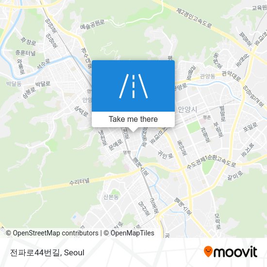 전파로44번길 map