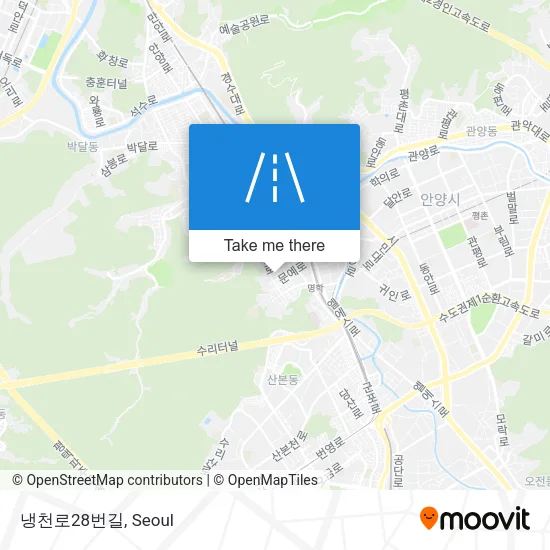 냉천로28번길 map