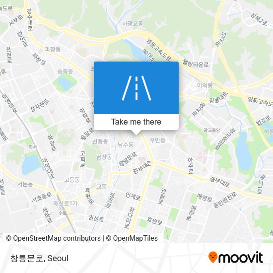 창룡문로 map