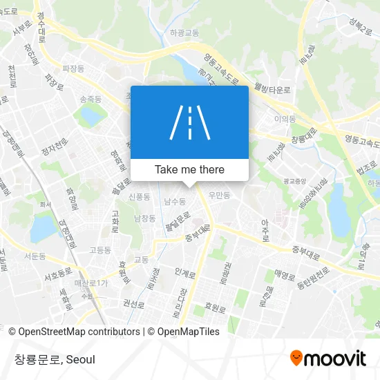 창룡문로 map