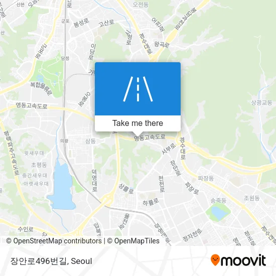 장안로496번길 map
