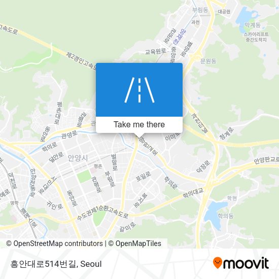 흥안대로514번길 map