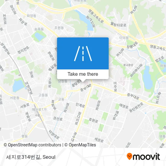 세지로314번길 map