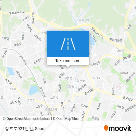 정조로921번길 map