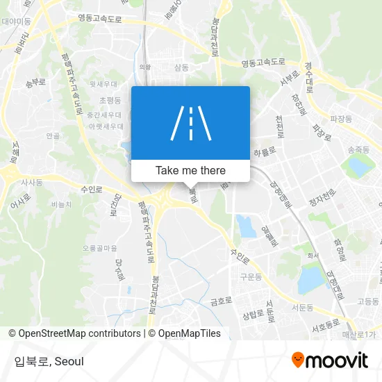 입북로 map