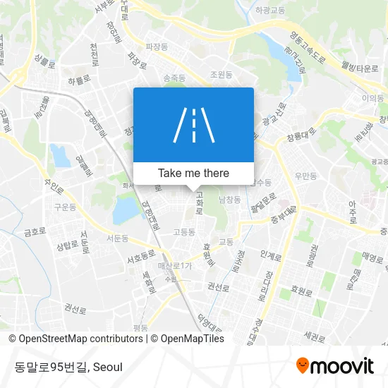 동말로95번길 map