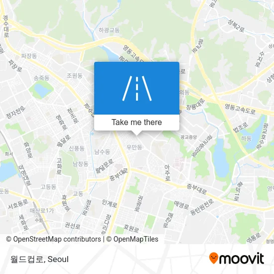 월드컵로 map
