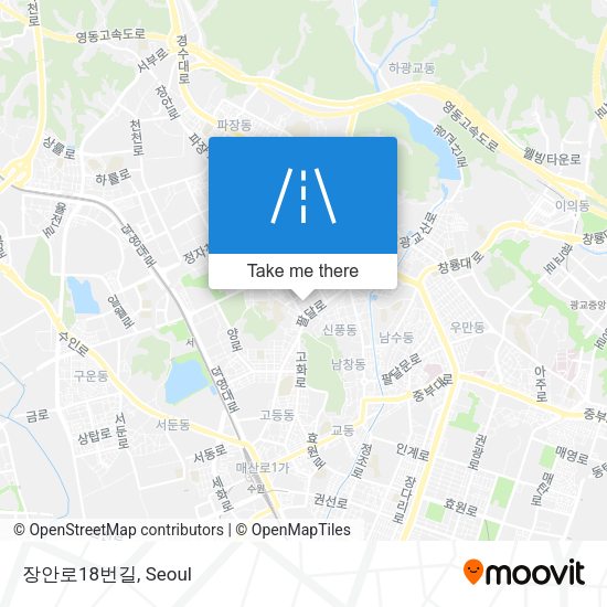 장안로18번길 map