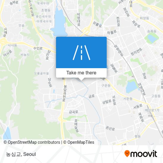 농심교 map