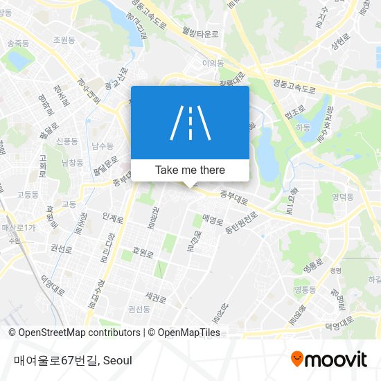 매여울로67번길 map