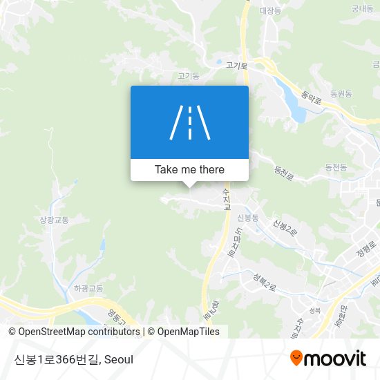 신봉1로366번길 map
