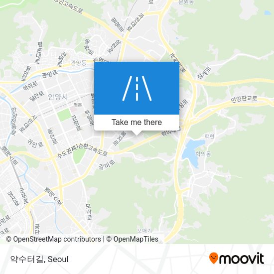 약수터길 map
