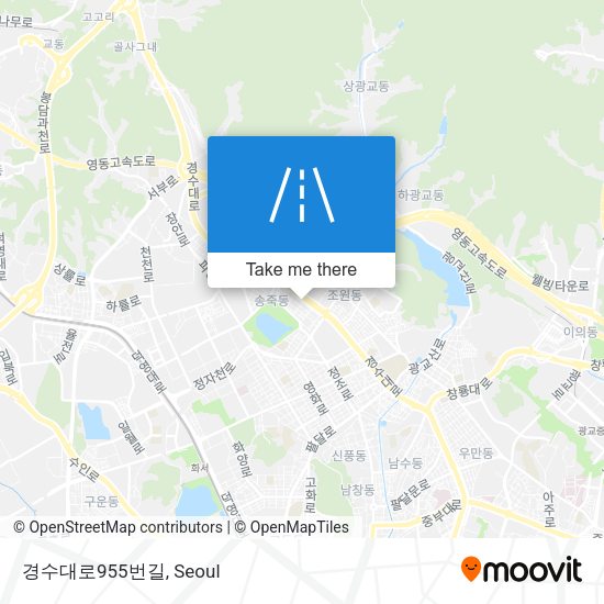 경수대로955번길 map