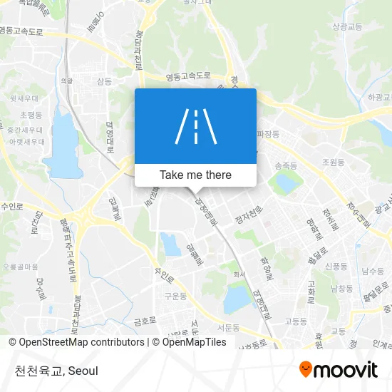 천천육교 map