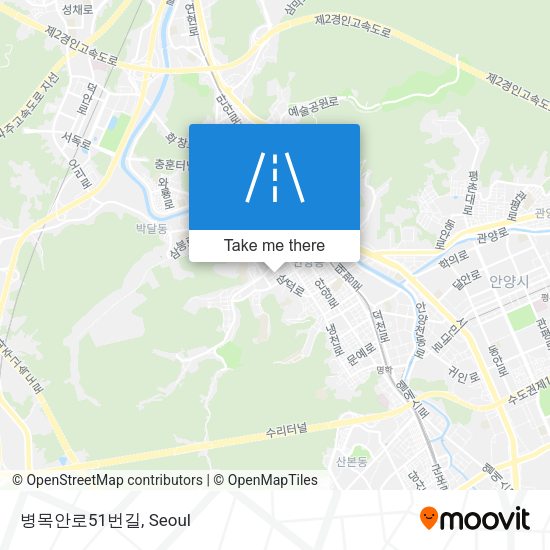 병목안로51번길 map
