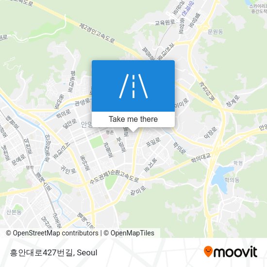 흥안대로427번길 map
