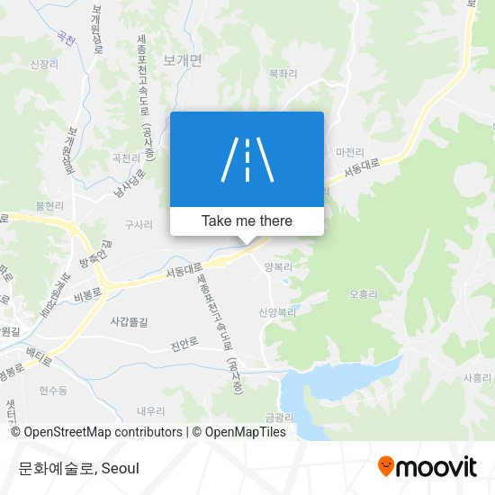 문화예술로 map