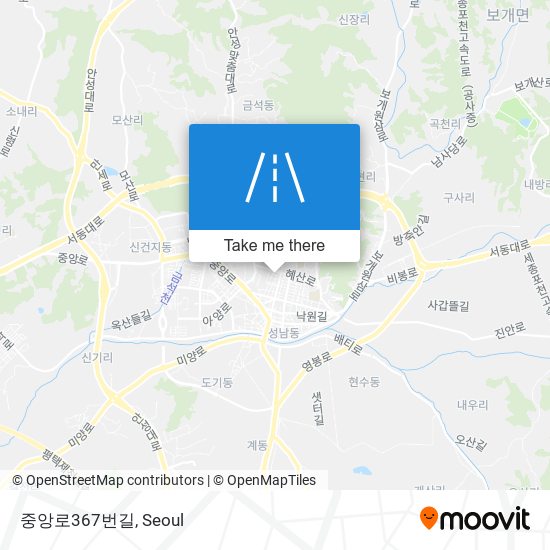 중앙로367번길 map