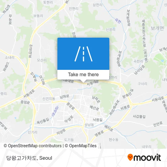 당왕고가차도 map