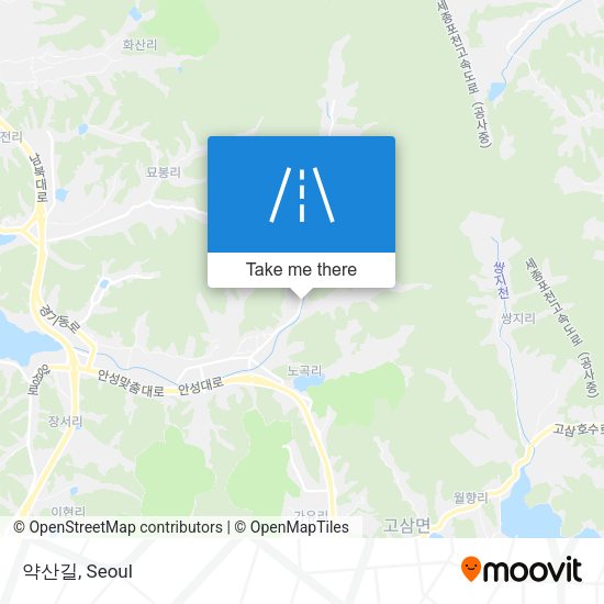 약산길 map