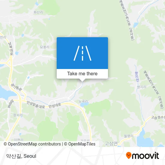 약산길 map