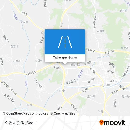 외건지안길 map