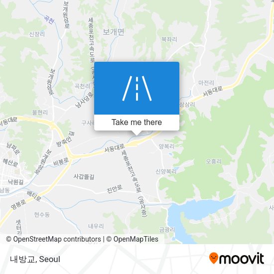 내방교 map