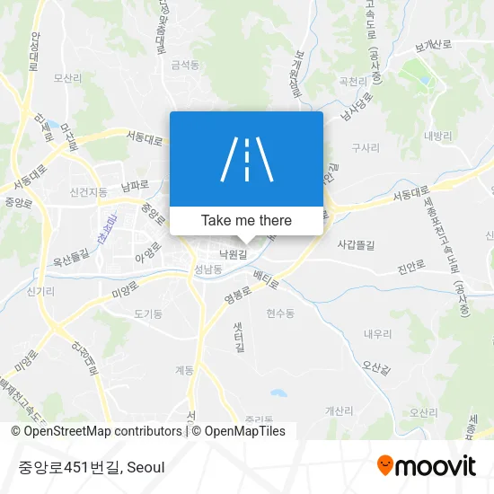 중앙로451번길 map