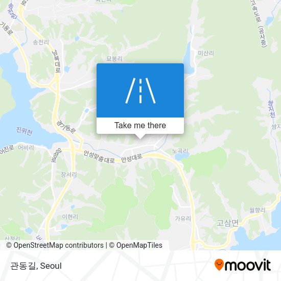 관동길 map
