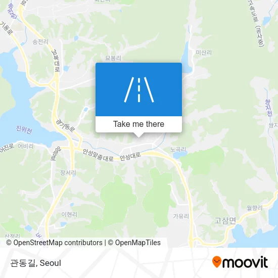 관동길 map