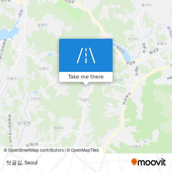 텃골길 map