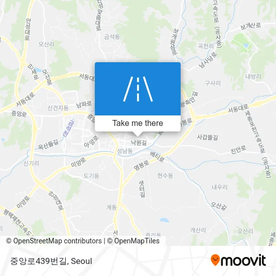 중앙로439번길 map