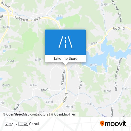 고삼1가도교 map