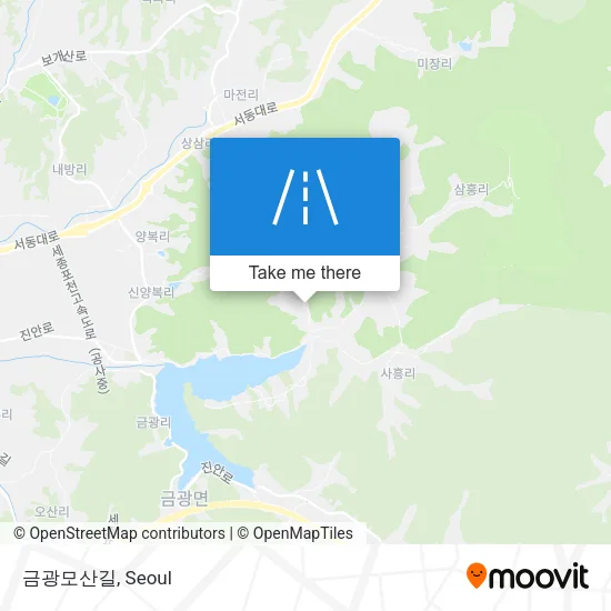 금광모산길 map