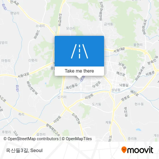 옥산들3길 map