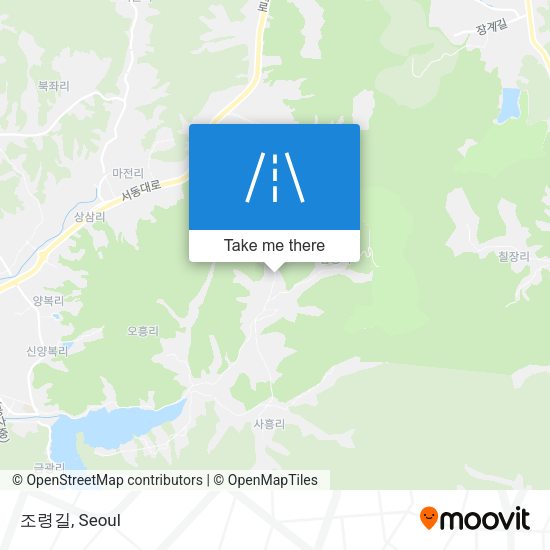 조령길 map