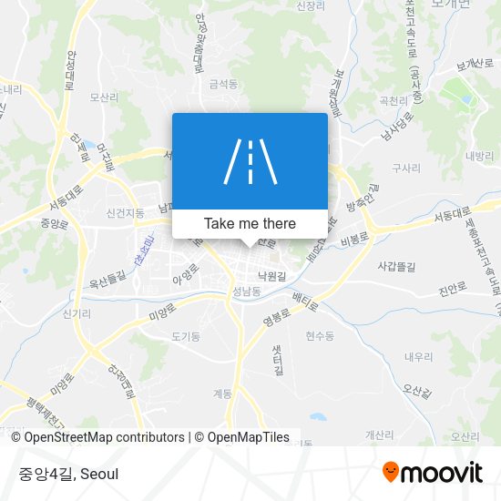 중앙4길 map