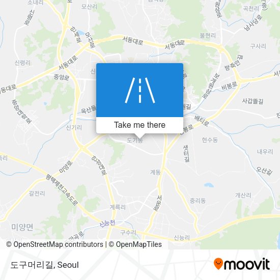 도구머리길 map