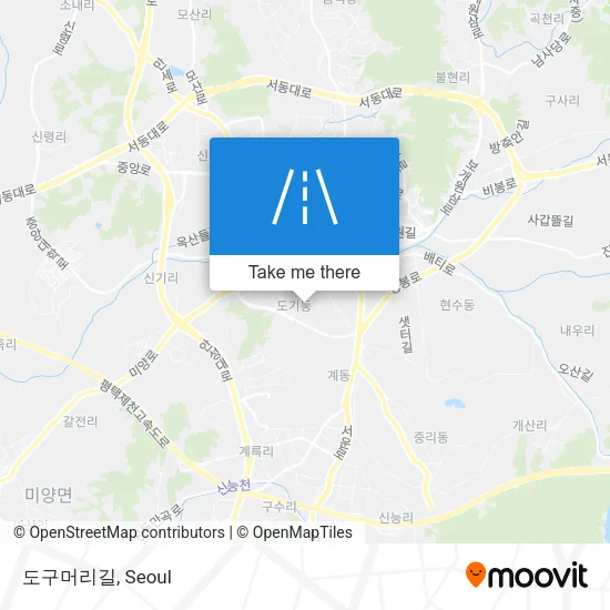 도구머리길 map